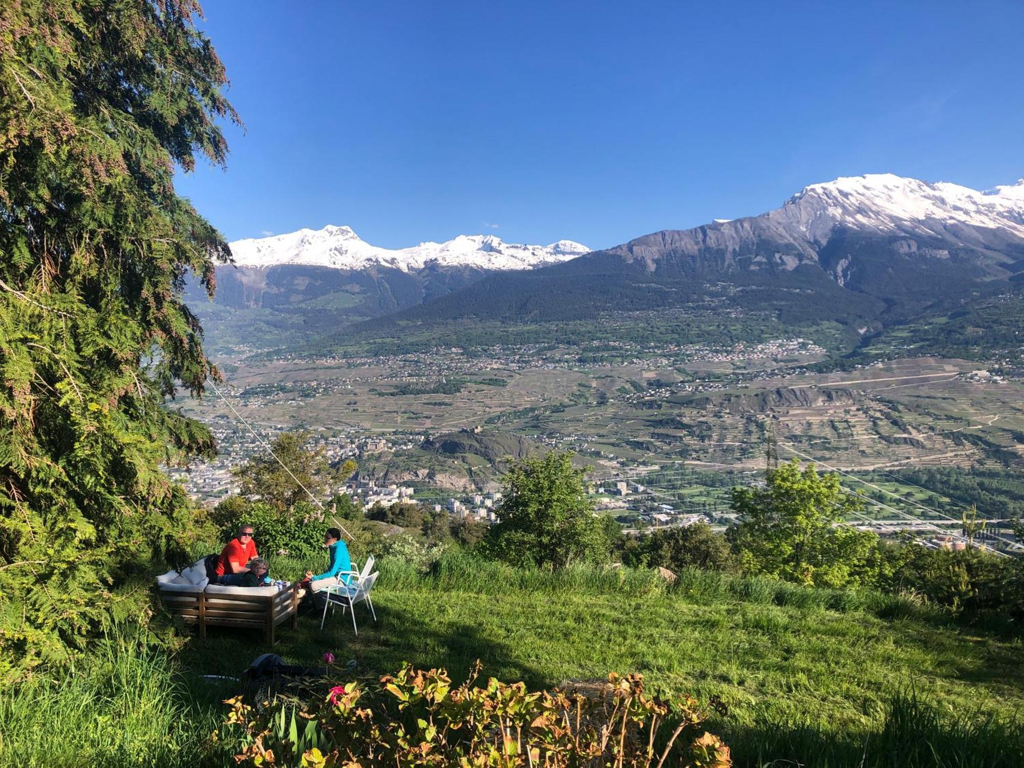 Domaine Bellevie Bnb Vex Exterior foto